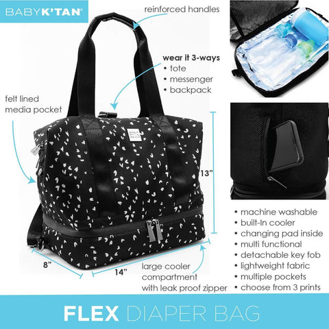 Baby K'Tan Flex Convertible Diaper Bag - Sweetheart