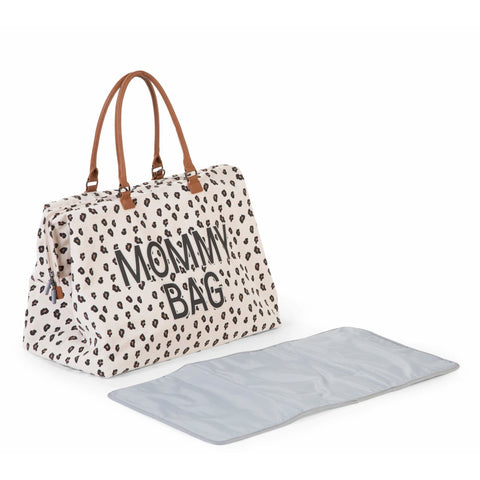 Mommy Bag - Big Canvas Leopard