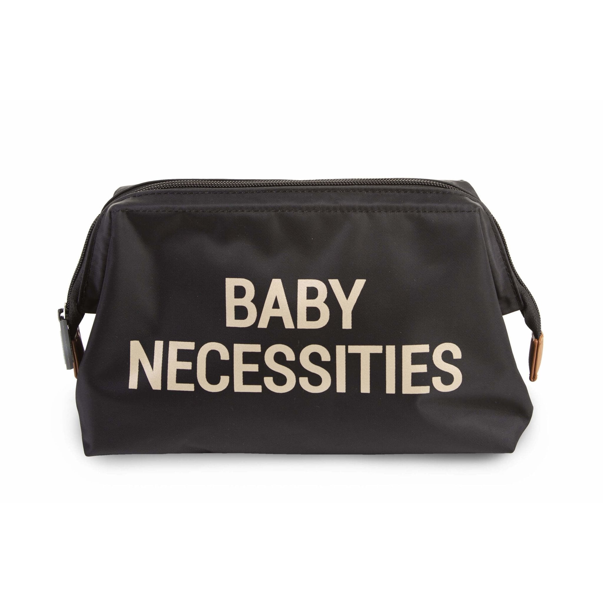 ChildHome Baby Necessities Toiletry Bag - Black and Gold