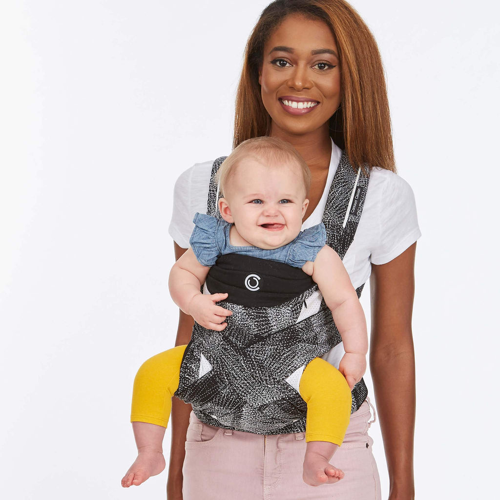 Contours Cocoon Hybrid Buckle Tie 5-in-1 Baby Carrier - Galaxy Black
