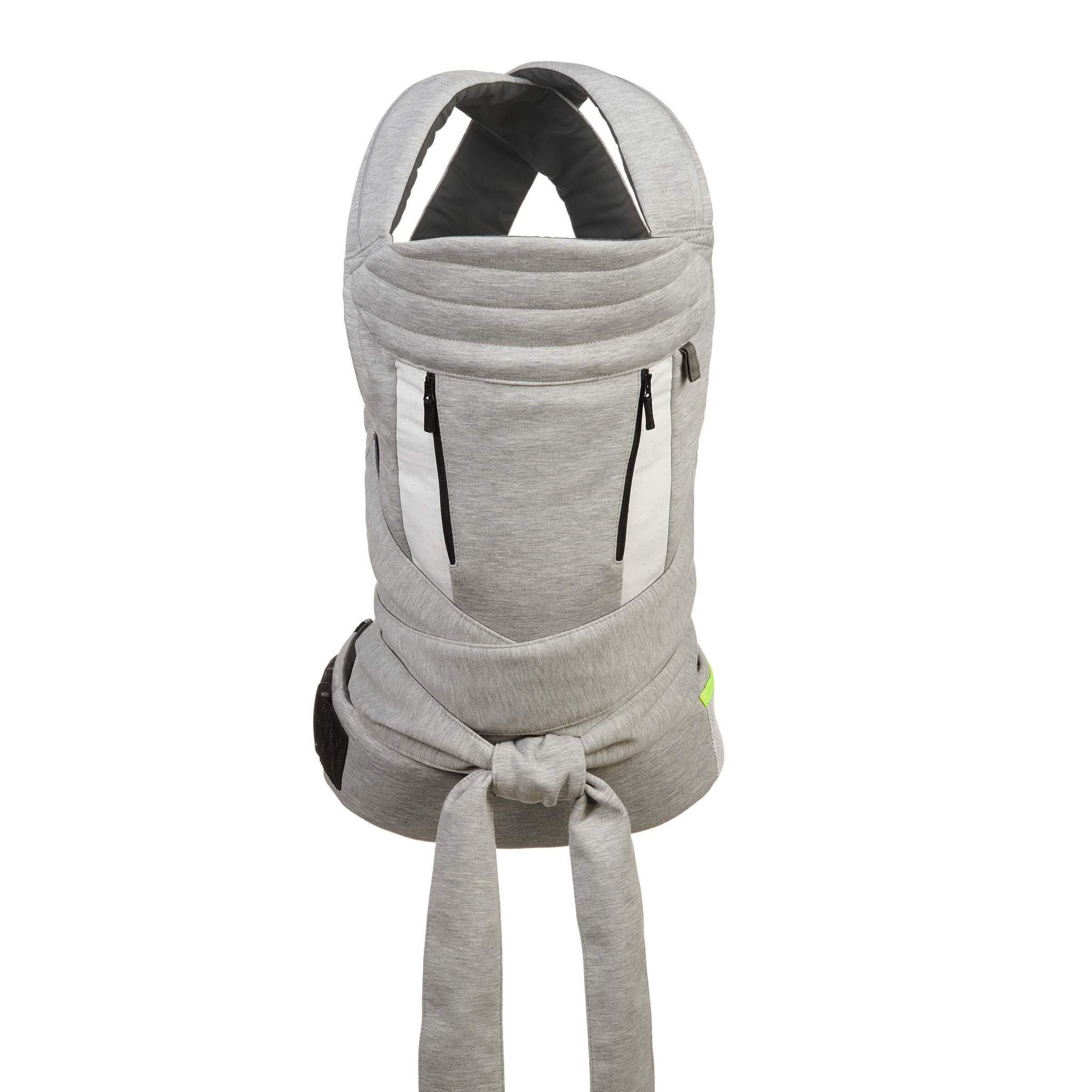 Contours Cocoon Hybrid Buckle Tie 5-in-1 Baby Carrier - Heather Grey