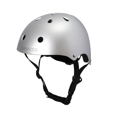 Banwood Classic Helmet - Matte Chrome